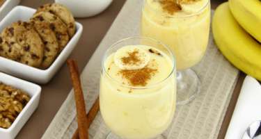 Uşaqlar üçün bananlı pudinq