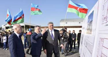 Tərtərdə yeni Olimpiya İdman Kompleksinin təməli qoyulub