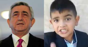 Azərbaycanlı uşaq Sarkisyana müraciət etdi