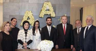 Ərdoğan Arda Turanın nikah şahidi oldu