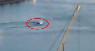 DƏHŞƏT! Helikopter dənizə belə düşdü