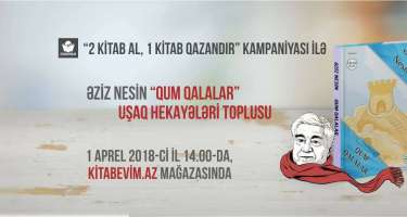 Əziz Nesinin “Qum qalalar” toplusu Azərbaycan dilində
