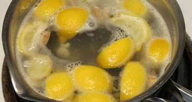 Qaynadılmış limon suyu için 