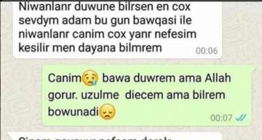 Sevdiyi nişanlanan oğlanın “WhatsApp” mesajı