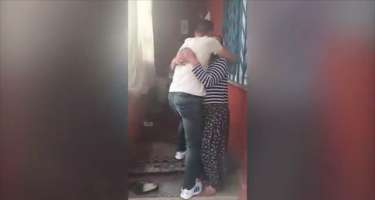 Təxris olan əsgər anası