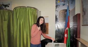 Riqada Azərbaycan prezidenti seçkiləri davam edir