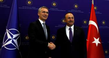 Mövlud Çavuşoğlu NATO baş katibi ilə 