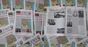 Qazaxıstanda "28 MAY" qəzeti nəşr edildi