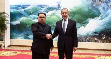Lavrov Kim Çen Inla görüşüb