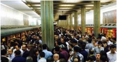 Bakı metrosunda İŞIQLAR SÖNDÜ