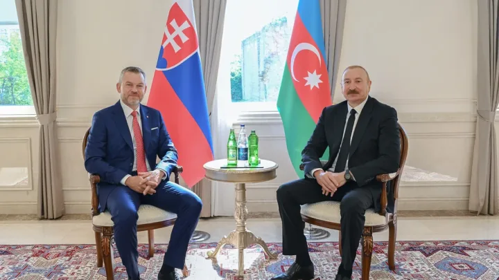İlham Əliyevin Slovakiya Prezidenti ilə təkbətək görüşü oldu