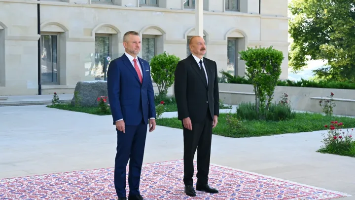 Prezidentlərin Şuşa görüşündən video paylaşılıb