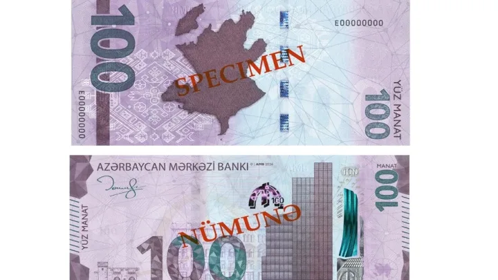 Yeni 100 manatlıq əskinaslar tədavülə buraxılır
