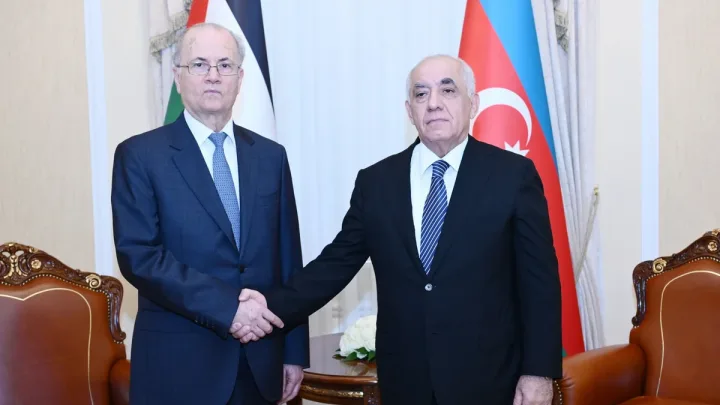 Əli Əsədov Fələstinin Baş naziri ilə görüşdü