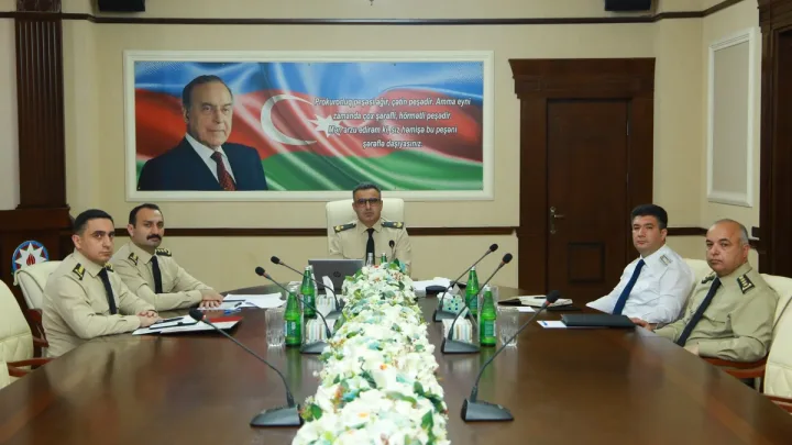 Hərbi Prokurorluqda əməliyyat müşavirəsi keçirildi