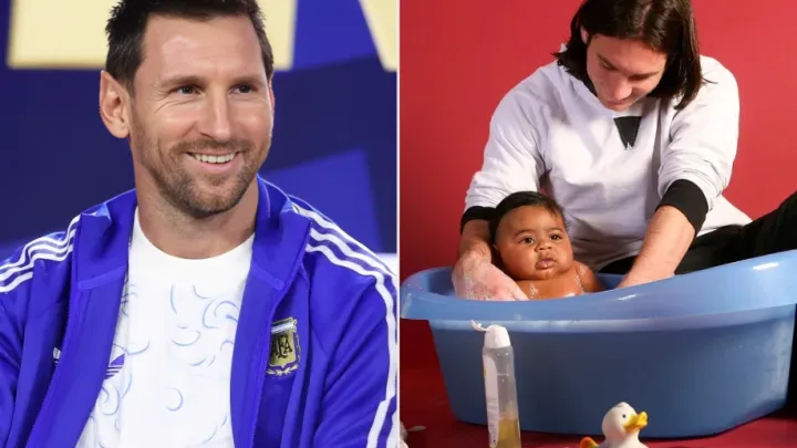 Dünya onlardan danışır: Messi qucağında saxladığı körpə ilə DÇ-nin finalında 