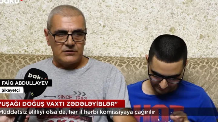 Autizmli şəxs yenidən hərbi müayinəyə çağırılıb -
