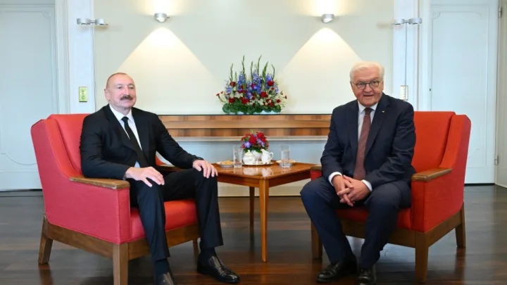İlham Əliyev və Ştaynmayer arasında təkbətək görüş keçirildi -