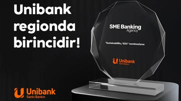 “Unibank” “Dayanıqlılıq / ESG” nominasiyası üzrə regionda birinci oldu
