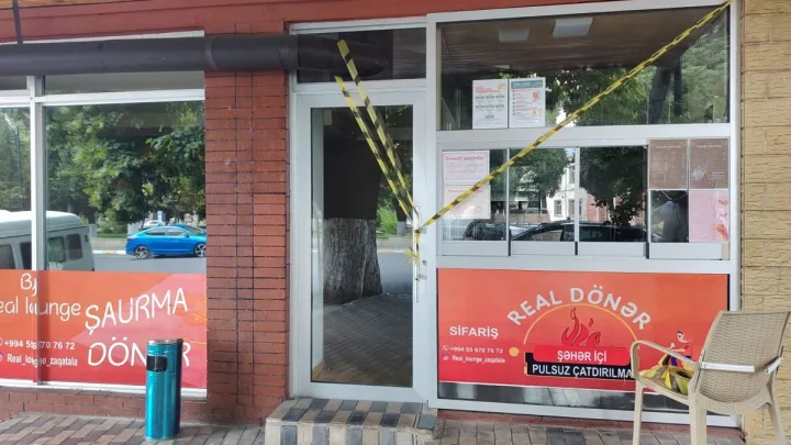 Zaqatalada 14 nəfərin zəhərləndiyi kafenin fəaliyyəti dayandırıldı