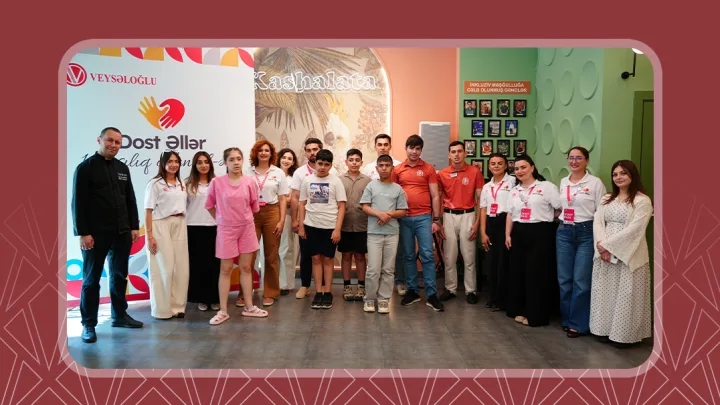“Veysəloğlu MMC”nin “Dost Əllər” layihəsi çərçivəsində neyromüxtəlifliyi olan gənclər üçün masterklass keçirilib 