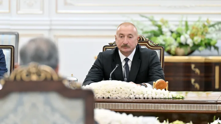 İlham Əliyev: Özbəkistan Qarabağın bərpasında ilk praktiki yardım göstərən ölkə olub