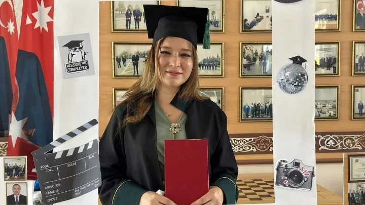 Şəhid anası tələbə adını qazandı - 