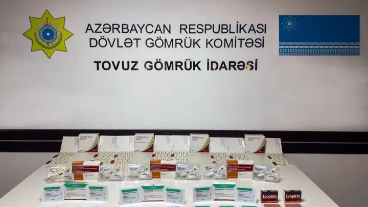 Bəyan edilməyən dərmanların gömrük sərhədindən keçirilməsinin qarşısı alındı