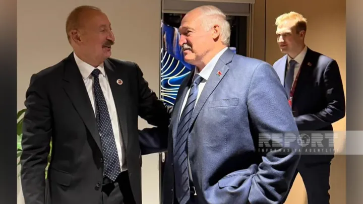 Bişkekdə Azərbaycan və Belarus prezidentlərinin görüşü oldu