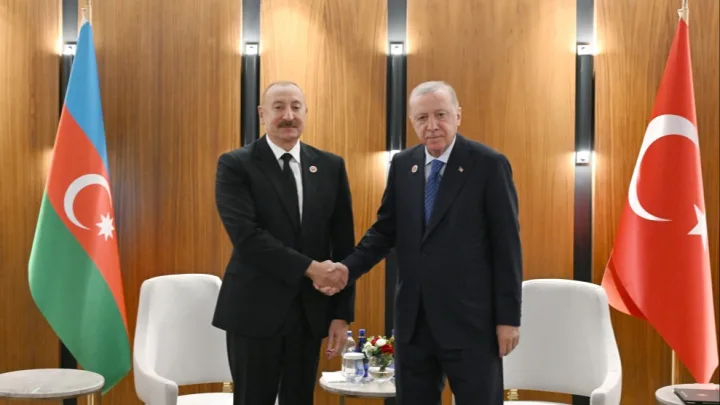 İlham Əliyev Bişkekdə Ərdoğanla görüşdü - 