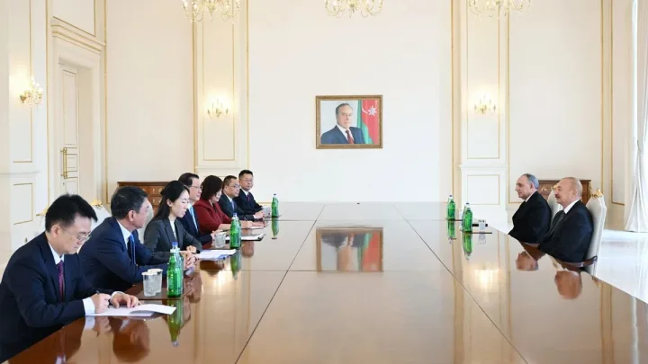 İlham Əliyev Çinin Baş prokurorunu qəbul etdi - 