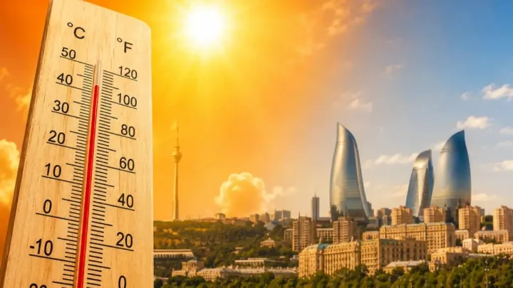 Avqustda temperatur normadan yuxarı olub