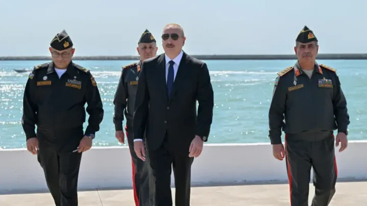 Prezident İlham Əliyev Hərbi Dəniz Qüvvələrində olub