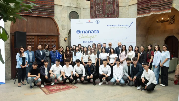 “Əmanətə Sədaqət” layihəsi çərçivəsində şəhid övladları üçün Bilik Günü tədbiri keçirilib