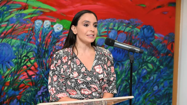 Leyla Əliyeva Madriddə ispan dilində çıxış etdi - 