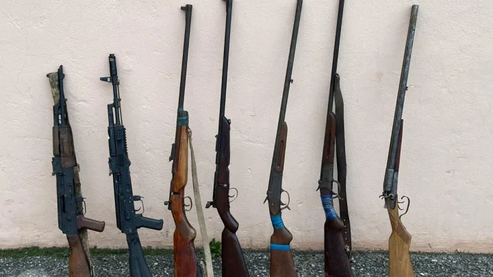 Azərbaycanda 9 odlu silah aşkarlandı