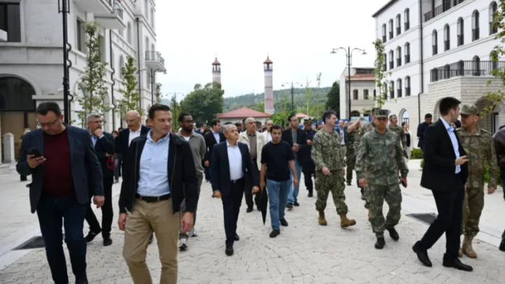Diplomatların Qarabağ və Şərqi Zəngəzura səfərinin ikinci günü başladı