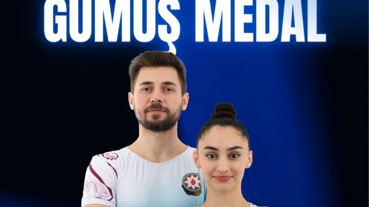 Mədinə Mustafayeva və Vladimir Dolmatov  gümüş medal qazandılar