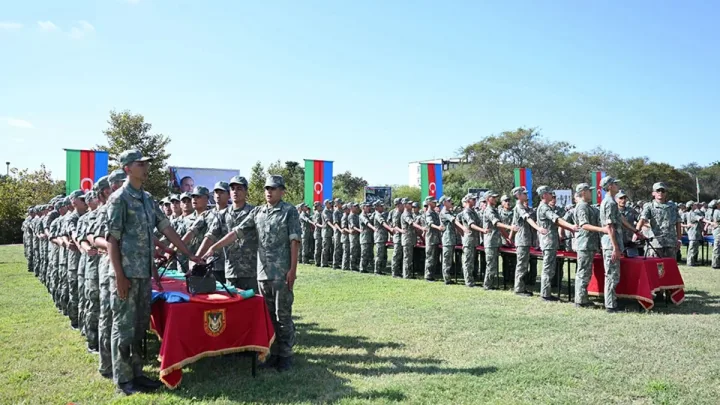 Heydər Əliyev adına Hərbi İnstitutda andiçmə mərasimi keçirildi -