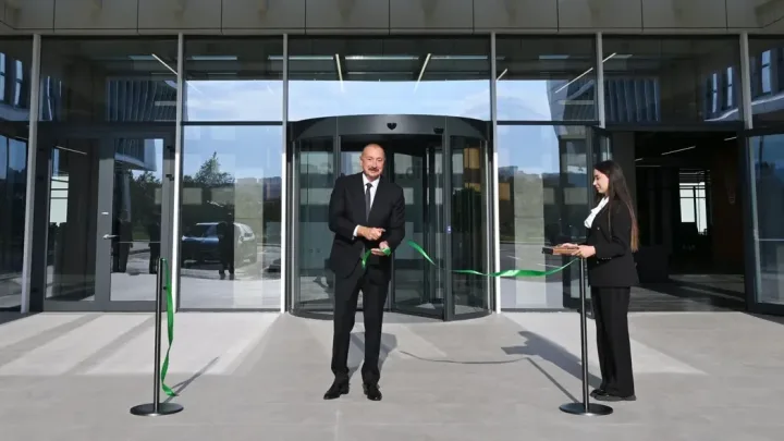 İlham Əliyev açılışda iştirak etdi -
