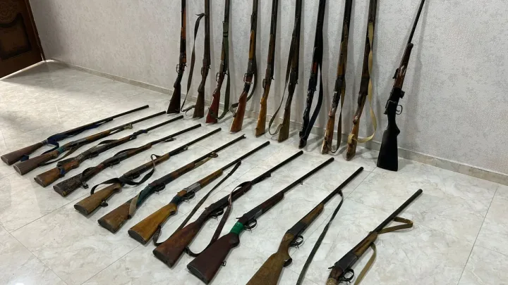 Qanunsuz saxlanılan 16 tüfəng aşkarlanıb