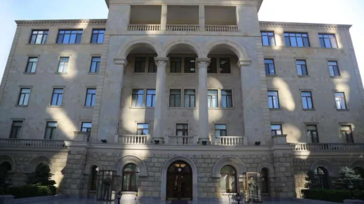 Müdafiə Nazrliyi məlumat yaydı