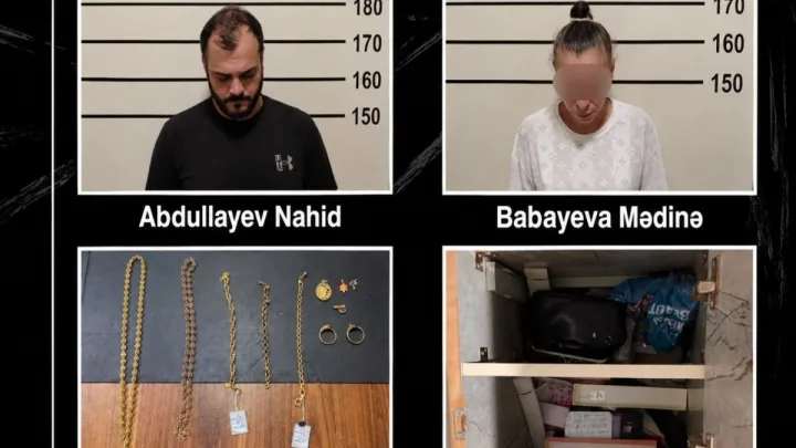 Bakıda evdən 10 min manatlıq oğurluq -