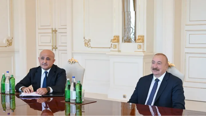 İlham Əliyev Adebayo Oqunlesini qəbul etdi 