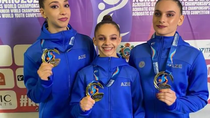 Azərbaycanın akrobatika gimnastları dünya çempionu olublar