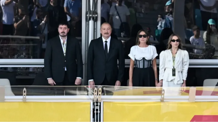 Prezident və ailə üzvləri Formula 1-də -
