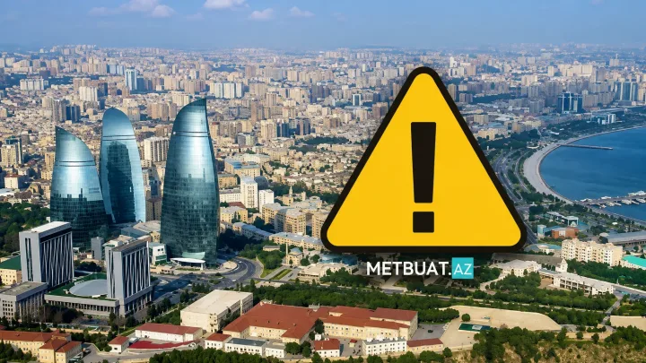Azərbaycanda sarı xəbərdarlıq verildi
