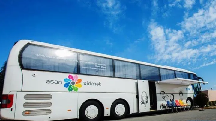 Səyyar ASAN xidmətin fəaliyyət göstərəcəyi ünvanlar