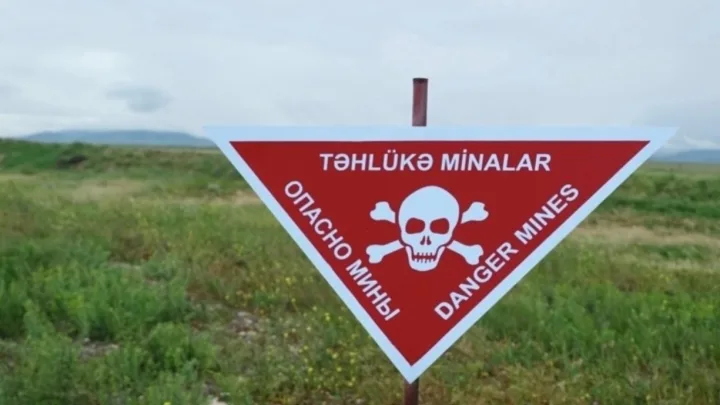 Minalardan təmizlənən ərazinin sahəsi açıqlandı