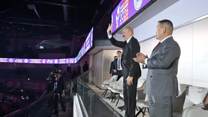 Prezident cüdo üzrə dünya çempionatının açılış mərasimini izlədi -